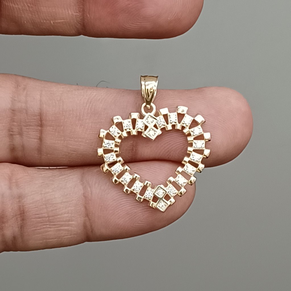 10kt Real Gold Heart Pendant
